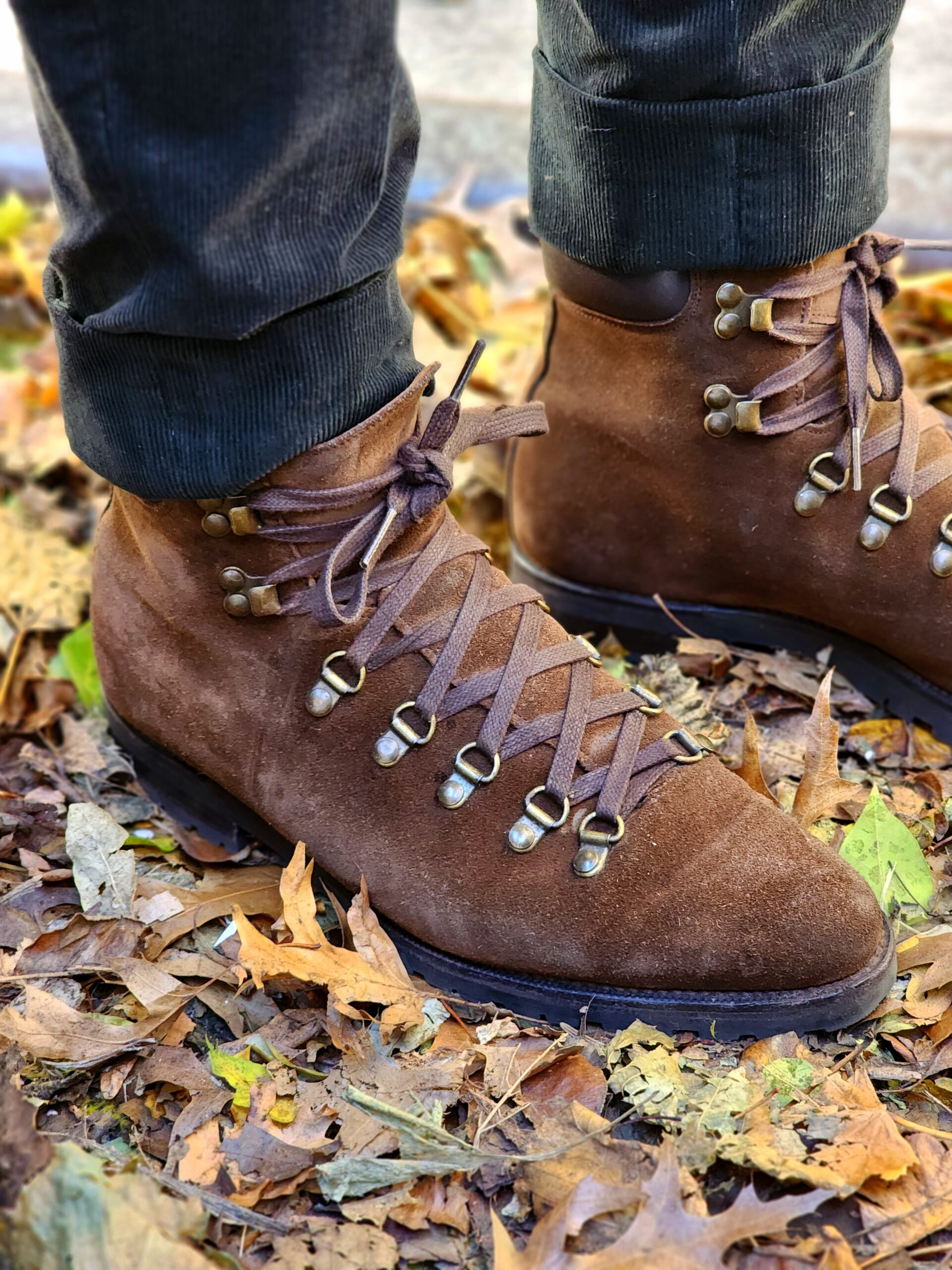 Dark Brown Suede