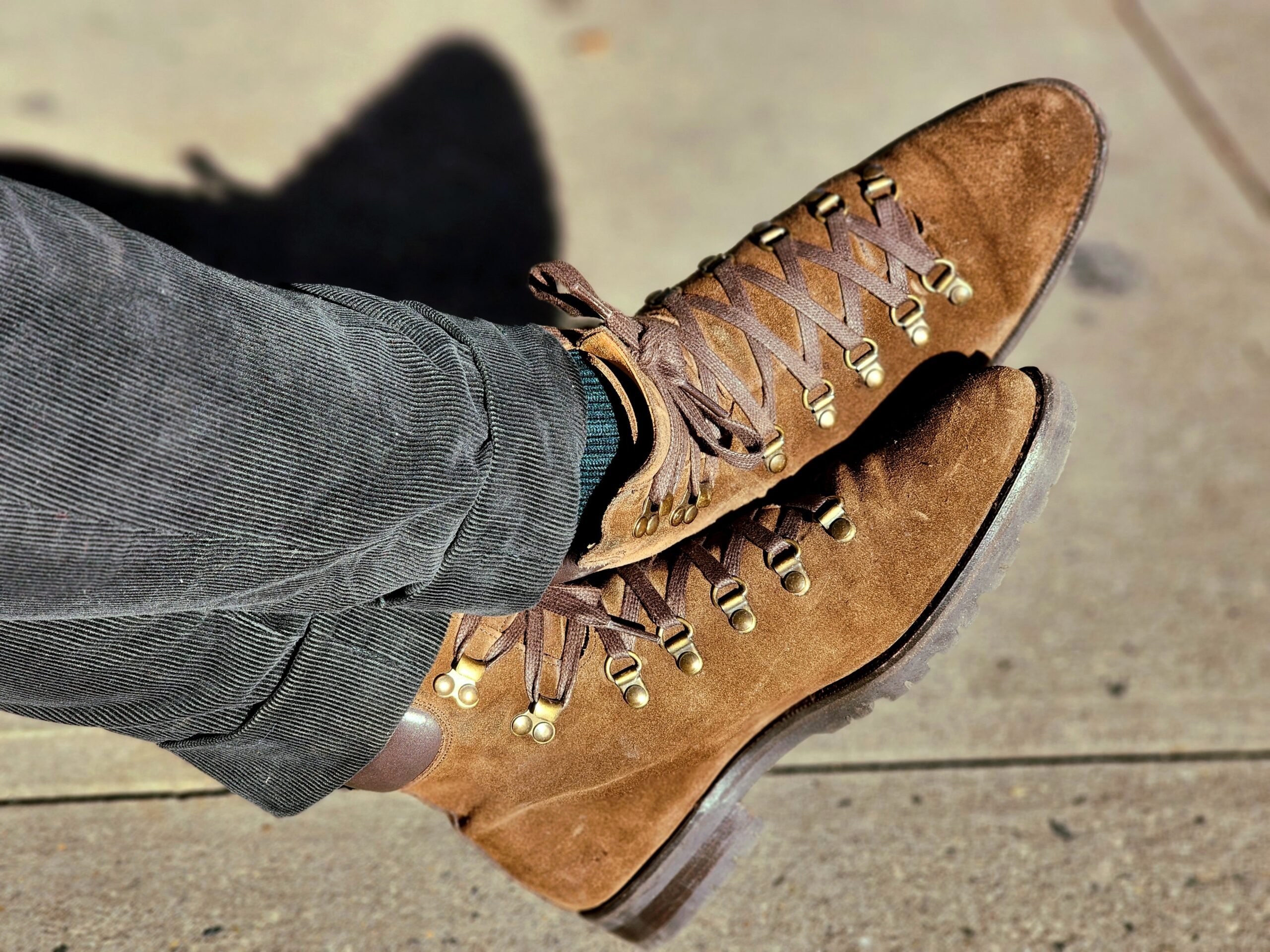 Brown Suede Boots